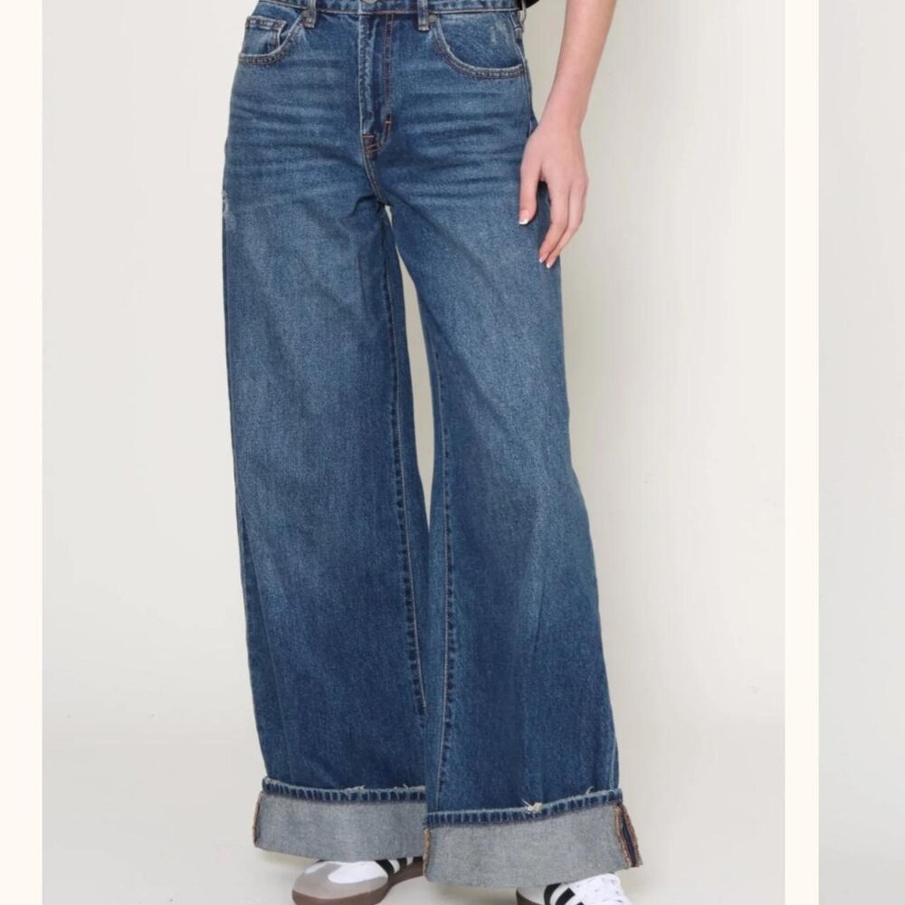 High Rise Wide Leg Jeans